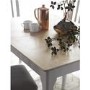Keswick 1.2m Butterfly Extendable Dining Table in Grey and Oak