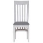 Keswick Pair of Grey Slat Back Chairs 