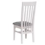 Keswick Pair of Grey Slat Back Chairs 