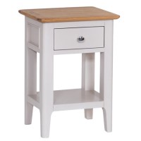 Keswick Side Table in Grey and Oak