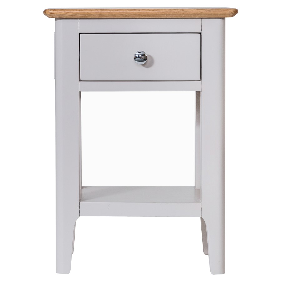 Keswick Side Table in Grey and Oak