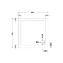 Low Profile Shower Tray 760 x 760mm - Purity