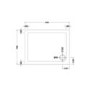 900x700mm Low Profile Rectangular Shower Tray - Purity 