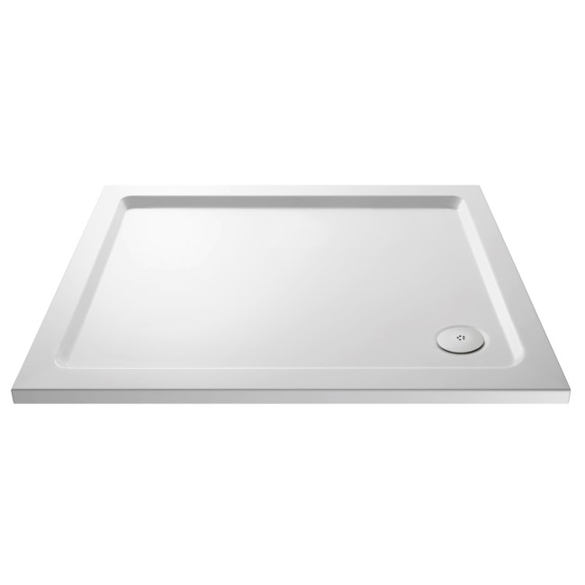 1200x760mm Low Profile Rectangular Shower Tray - Purity