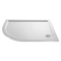 1200x900mm Left Hand Offset Quadrant Low Profile Shower Tray- Purity 