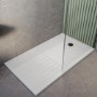 1600x800mm Low Profile Rectangular Walk In Shower Tray with Drying Area - Purity 