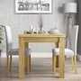GRADE A1 - New Town Flip Top Oak Dining Table- Farmhouse Style - Seats 4