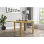 GRADE A1 - New Town Flip Top Oak Dining Table- Farmhouse Style - Seats 4