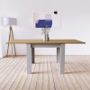 Grey and Oak Extendable Dining Table - Seats 4-6 - New Town