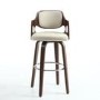 Novita Cream Bar Stool