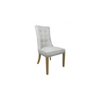 Redmond Grey Weave Fabric Pair of Chairs