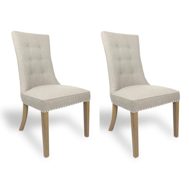 Redmond Natural Fabric Pair of Chairs