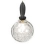 Grey Globe Pendant Ceiling Light with Dimpled Glass Effect - Vercelli