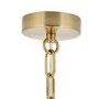 GRADE A1 - Box Opened Forentino 10 Light Gold Glass Tiered Pendant Chandelier