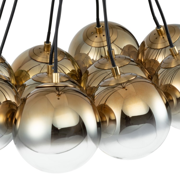 10 Bulb Ball Cluster Pendant- Salerno  