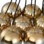 10 Bulb Ball Cluster Pendant- Salerno  