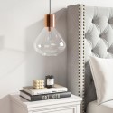NYM038 Clear Glass Teardrop Pendant Light-Sorrento