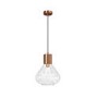 Clear Glass Teardrop Pendant Light-Sorrento