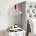 NYM040 Clear Glass Teardrop Pendant Ceiling Light - Sorrento
