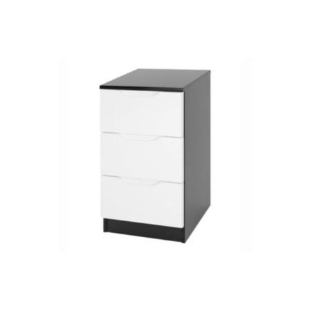 GRADE A1 - One Call Furniture Orient 3 Drawer Bedside Chest