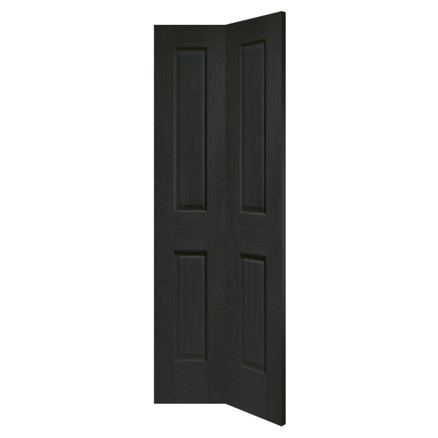 Internal Oak Victorian 4 Panel Bi-Fold Door - Unfinished, 1981 x 762 x 35 mm