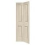 Internal Oak Victorian 4 Panel Bi-Fold Door - Unfinished, 1981 x 762 x 35 mm
