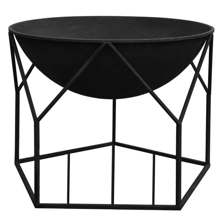 Ivyline Outdoor Buckingham Firebowl Black