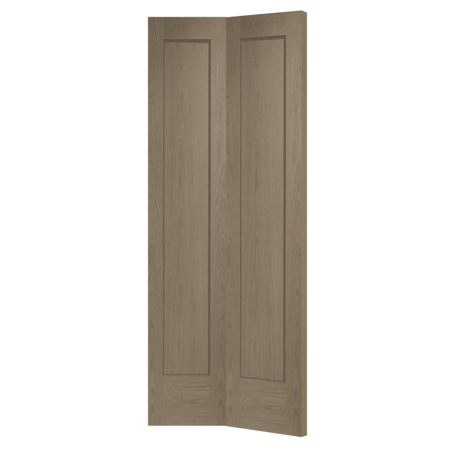 Internal Oak Pattern 10 Bi-Fold - Unfinished, 1981 x 686 x 35 mm