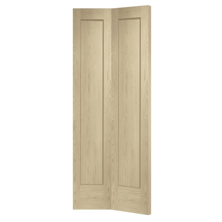 Internal Oak Pattern 10 Bi-Fold - Unfinished, 1981 x 686 x 35 mm