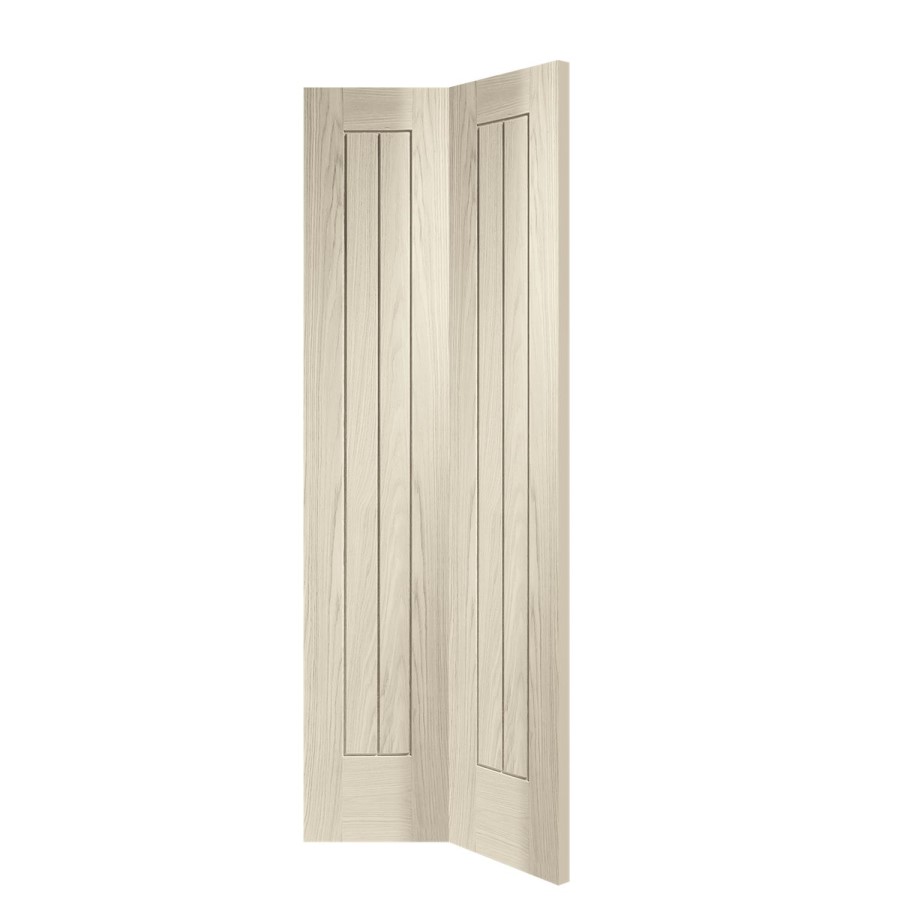 Internal Oak Suffolk Bi-Fold - Unfinished, 1981 x 686 x 35 mm