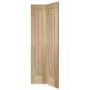 Internal Oak Suffolk Bi-Fold - Unfinished, 1981 x 762 x 35 mm