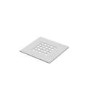 1200x900mm Stone Resin White Slate Effect Low Profile Rectangular Shower Tray with Grate - Sileti