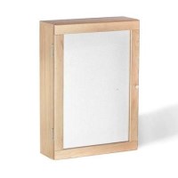 LPD Ocean Oak Effect Mirrored Wall Cabinet