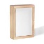 LPD Ocean Oak Effect Mirrored Wall Cabinet