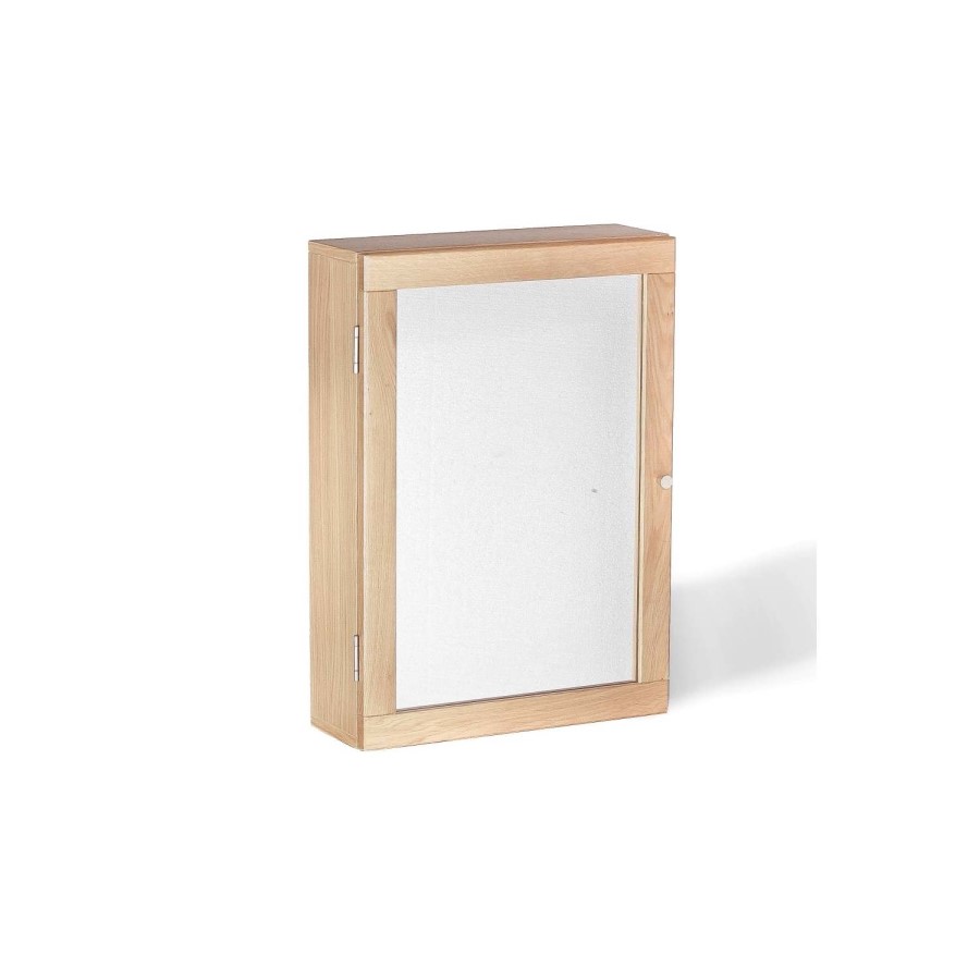 LPD Ocean Oak Effect Mirrored Wall Cabinet