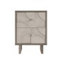 ALMOST PERFECT - Octavia 2 Drawer Bedside Table in Wood