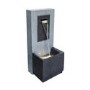 Grey Cement Outdoor Electric Water Feature - Ivyline 