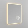 Rectangular Heated Bathroom Mirror with Lights & Magnifier 600 x 700mm – Odin
