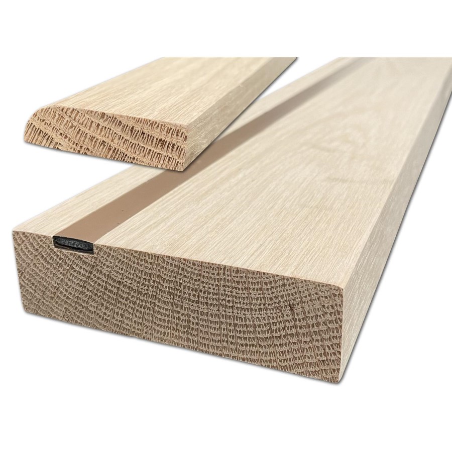 Internal Oak Fire Door Lining Kit with Intumescent Strip - Unfinished - 133 x 30mm - XL Joinery