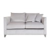 Odyssey Silver Fabric 2 Seater Sofa