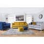 Odyssey Silver Fabric 2 Seater Sofa