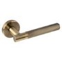 Internal Antique Bronze Lever Fire Door Handle with Latch and Hinges Pack - 75mm Latch - Oglio - XL Joinery