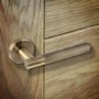 Internal Antique Bronze Lever Fire Door Handle with Latch and Hinges Pack - 75mm Latch - Oglio - XL Joinery