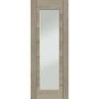 Palermo Original 1 Light Internal Oak Fire Door with Clear Glass (wide) - Unfinished, 1981 x 686 x 44 mm