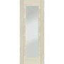 Palermo Original 1 Light Internal Oak Fire Door with Clear Glass (wide) - Unfinished, 1981 x 686 x 44 mm