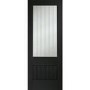 Suffolk Original 2XG Internal Oak Fire Door with Clear Etched Glass - Unfinished, 1981 x 838 x 44 mm