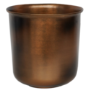 Small Copper Outdoor Metal Planter Hampton - Ivyline 