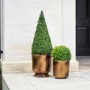 Copper Outdoor Metal Planter Hampton - Ivyline 