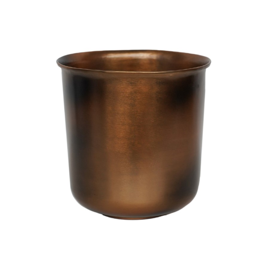 Copper Outdoor Metal Planter Hampton - Ivyline 