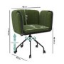 ALMOST PERFECT - Olive Green Fabric Swivel Office Chair - Orla